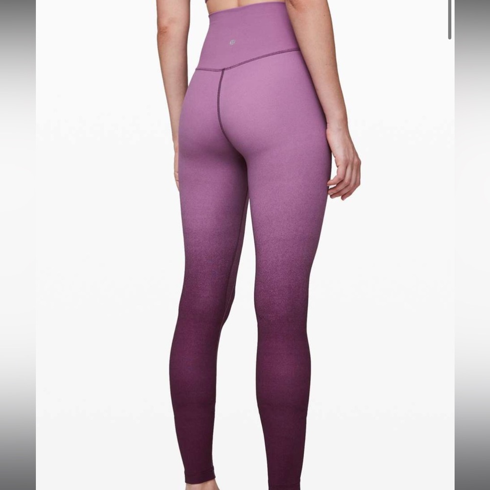 RARE FIND! Lululemon Align Pant Spray Ombre Align Pant Jubilee Multi (4)